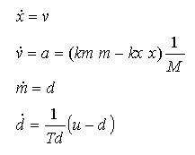 Differential equations of actuator