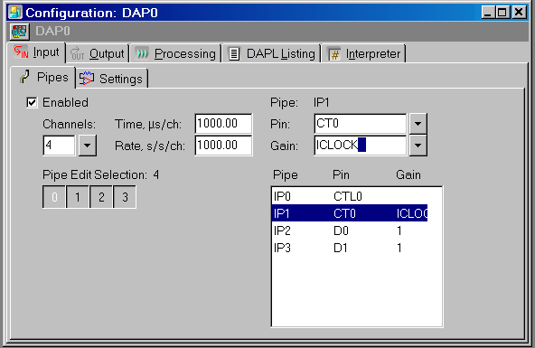 Configuring MSXB 036 for internal timer